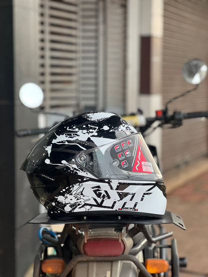 KYT NFR Neutron White Gloss Helmet