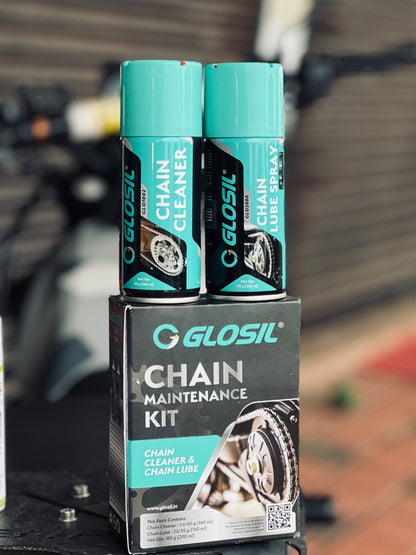 Glosil Chain Maintenance Kit(Lube & Cleaner)