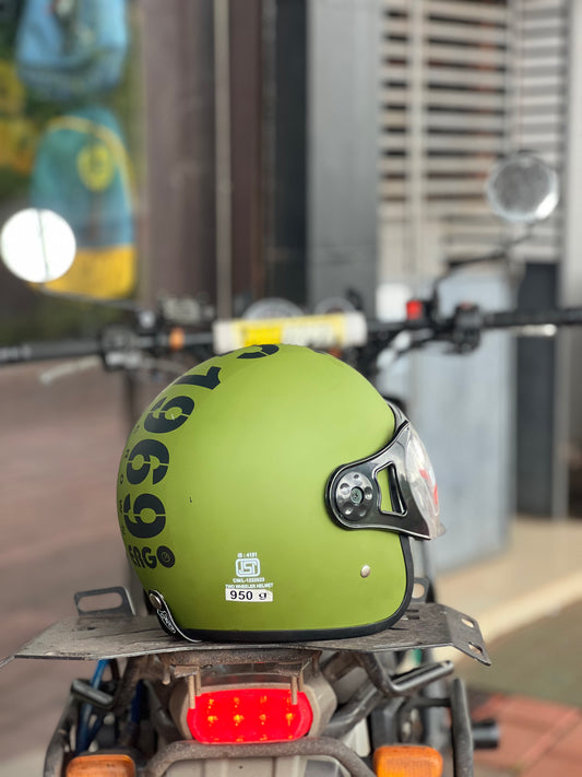 ERGO Jet with visor Green